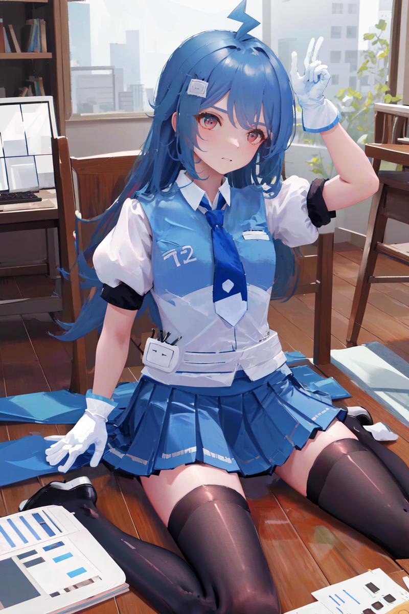 10000-2345953304-masterpiece, best quality, highres, 1girl 22 ahoge hair ornament, blue necktie white shirt white gloves blue skirt black thighhi.png